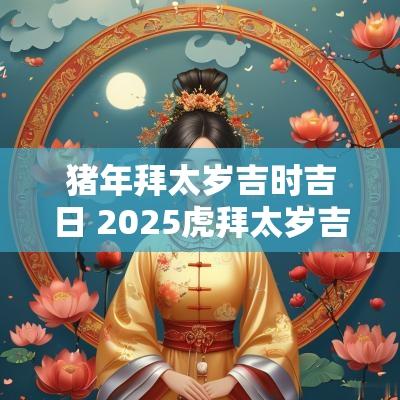 猪年拜太岁吉时吉日 2025虎拜太岁吉日