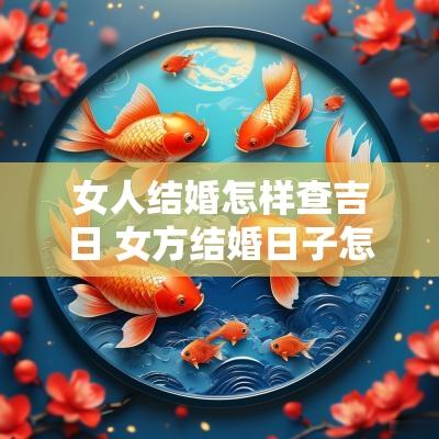 女人结婚怎样查吉日 女方结婚日子怎么查吉日