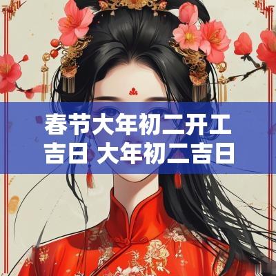 春节大年初二开工吉日 大年初二吉日一览表