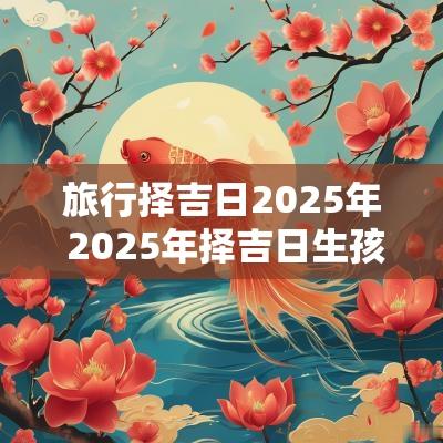 旅行择吉日2025年 2025年择吉日生孩子