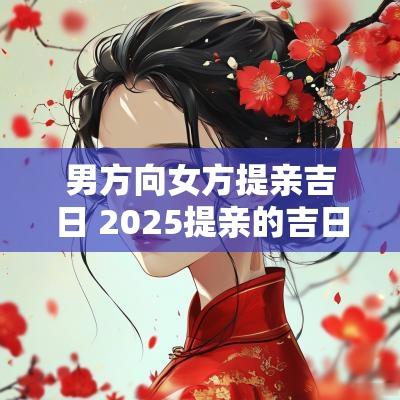 男方向女方提亲吉日 2025提亲的吉日