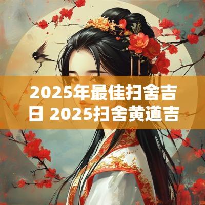 2025年最佳扫舍吉日 2025扫舍黄道吉日