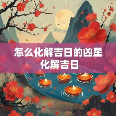 怎么化解吉日的凶星 化解吉日