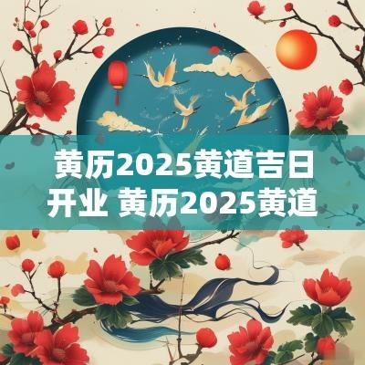 黄历2025黄道吉日开业 黄历2025黄道吉日查询结婚