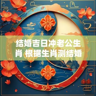 结婚吉日冲老公生肖 根据生肖测结婚吉日