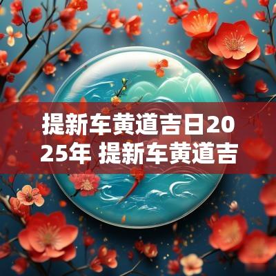 提新车黄道吉日2025年 提新车黄道吉日正月二十五