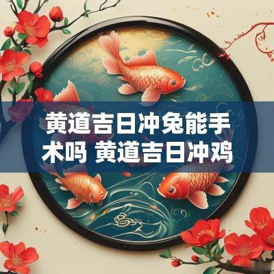 黄道吉日冲兔能手术吗 黄道吉日冲鸡是不是对属鸡的不好