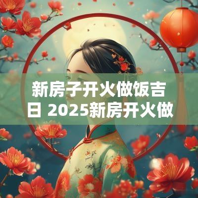 新房子开火做饭吉日 2025新房开火做饭吉日