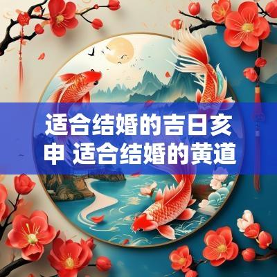 适合结婚的吉日亥申 适合结婚的黄道吉日农历