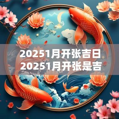 20251月开张吉日 20251月开张是吉日吗