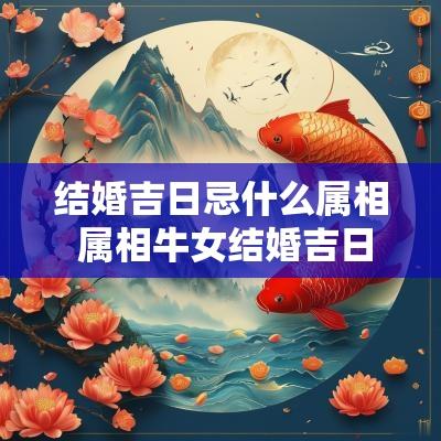 结婚吉日忌什么属相 属相牛女结婚吉日