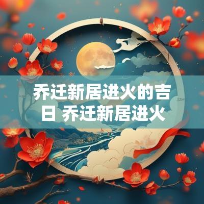 乔迁新居进火的吉日 乔迁新居进火