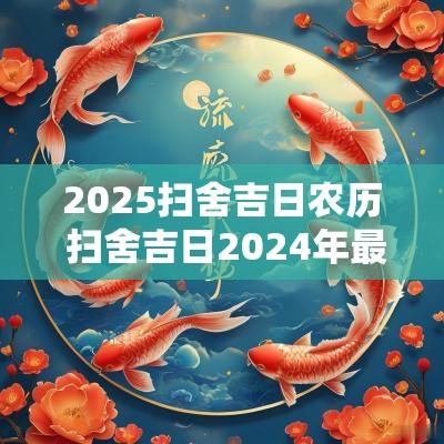 2025扫舍吉日农历 扫舍吉日2025年最好时间