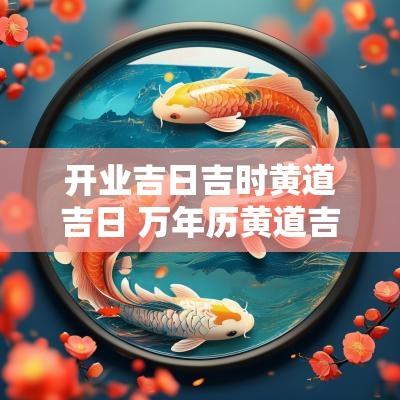 开业吉日吉时黄道吉日 万年历黄道吉日开业吉日查询