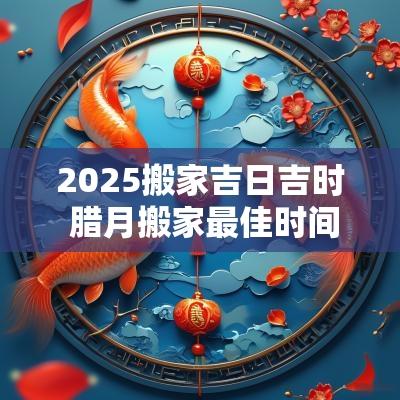 2025搬家吉日吉时 腊月搬家最佳时间2025