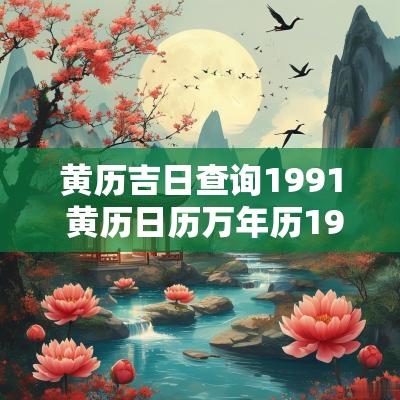 黄历吉日查询1991 黄历日历万年历1991