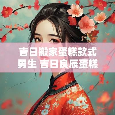吉日搬家蛋糕款式男生 吉日良辰蛋糕