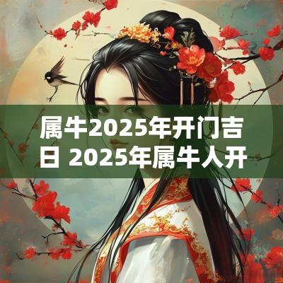 属牛2025年开门吉日 2025年属牛人开业吉日