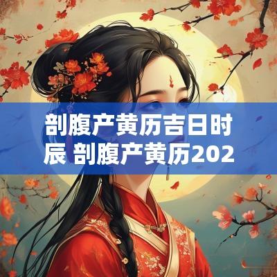 剖腹产黄历吉日时辰 剖腹产黄历2025年老黄历