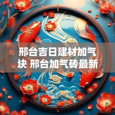 邢台吉日建材加气块 邢台加气砖最新报价