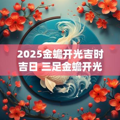 2025金蟾开光吉时吉日 三足金蟾开光吉日吉时