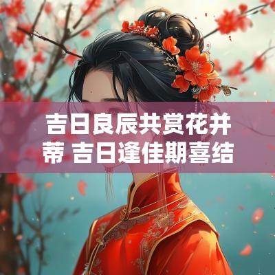 吉日良辰共赏花并蒂 吉日逢佳期喜结连理枝