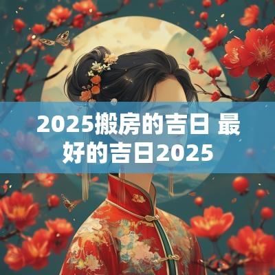 2025搬房的吉日 最好的吉日2025
