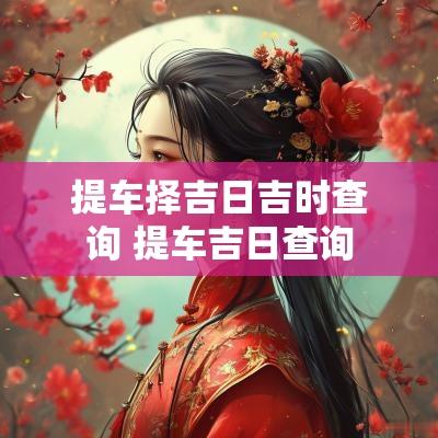 提车择吉日吉时查询 提车吉日查询