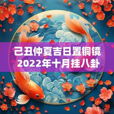 己丑仲夏吉日置铜镜 2025年十月挂八卦镜的黄道吉日