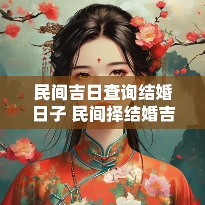 民间吉日查询结婚日子 民间择结婚吉日的方式方法