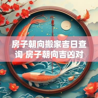 房子朝向搬家吉日查询 房子朝向吉凶对照表图解