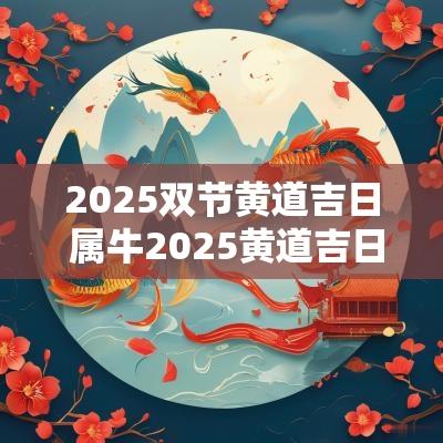 2025双节黄道吉日 属牛2025黄道吉日