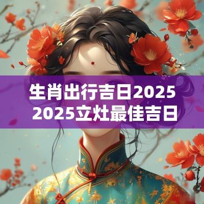 生肖出行吉日2025 2025立灶最佳吉日