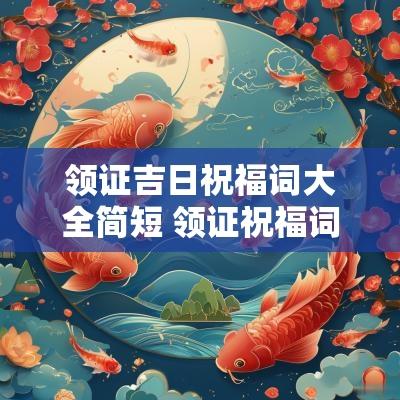 领证吉日祝福词大全简短 领证祝福词古诗