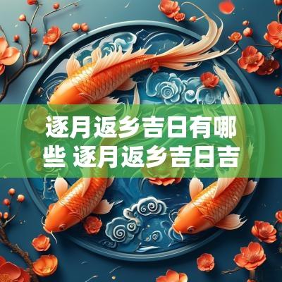 逐月返乡吉日有哪些 逐月返乡吉日吉时查询