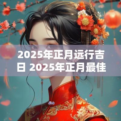 2025年正月远行吉日 2025年正月最佳出行吉日