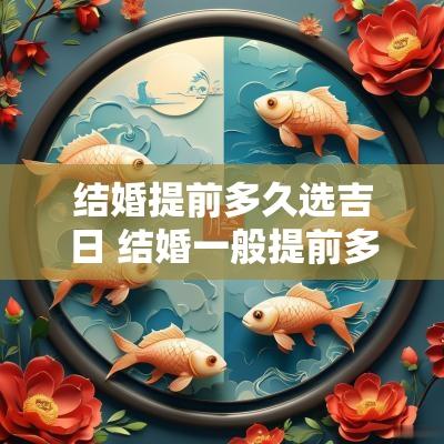 结婚提前多久选吉日 结婚一般提前多久选日子
