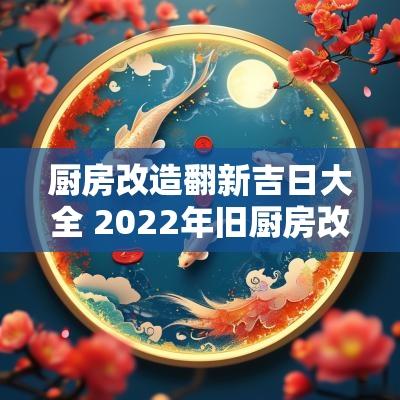 厨房改造翻新吉日大全 2025年旧厨房改造吉日