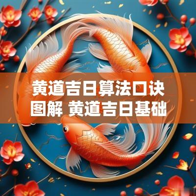 黄道吉日算法口诀图解 黄道吉日基础知识