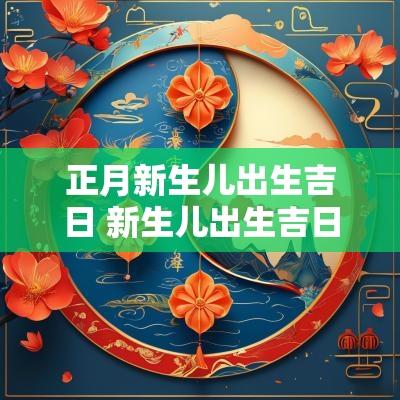 正月新生儿出生吉日 新生儿出生吉日农历十月