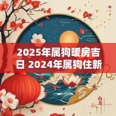 2025年属狗暖房吉日 2025年属狗住新房最佳日子