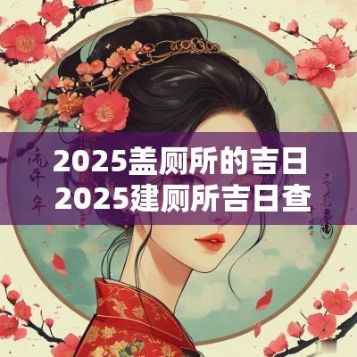 2025盖厕所的吉日 2025建厕所吉日查询
