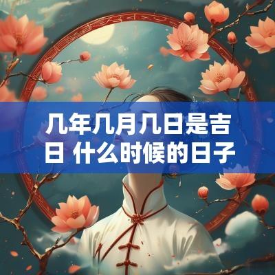 几年几月几日是吉日 什么时候的日子是吉日