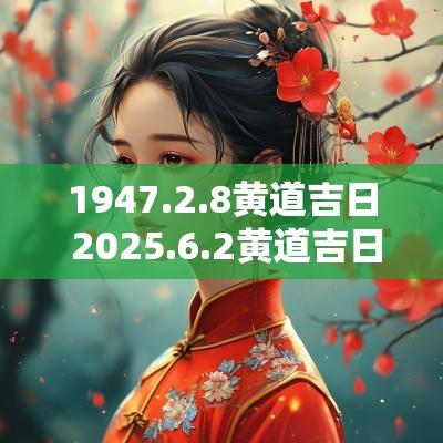 1947.2.8黄道吉日 2025.6.2黄道吉日
