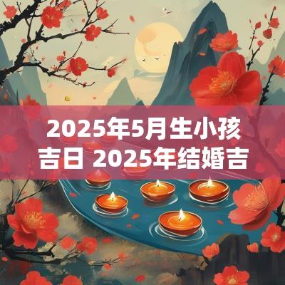2025年5月生小孩吉日 2025年结婚吉日一览表
