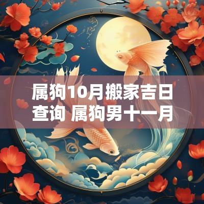 属狗10月搬家吉日查询 属狗男十一月搬家吉日