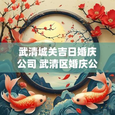 武清城关吉日婚庆公司 武清区婚庆公司哪家好