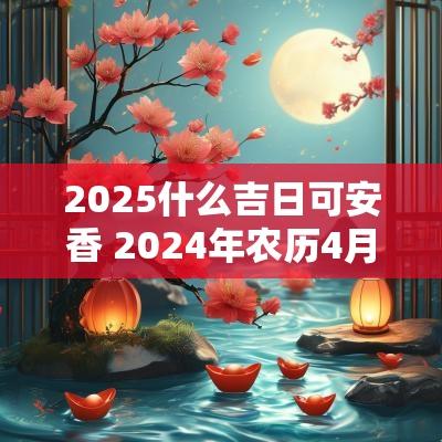 2025什么吉日可安香 2025年农历4月安灶最佳吉日一览表