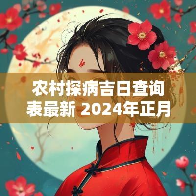 农村探病吉日查询表最新 2025年正月探病吉日