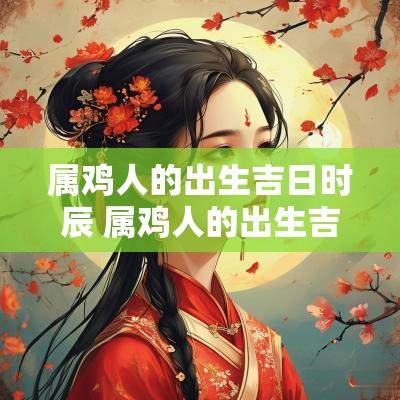 属鸡人的出生吉日时辰 属鸡人的出生吉日时辰查询